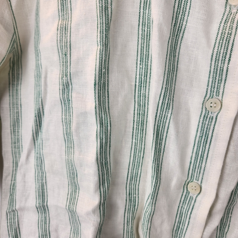 Reformation Oversized Striped Linen shirt size S like new - Picture 13 of 15